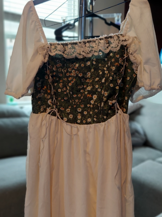Cider Dresses & Skirts - Cider Cream Blouse with Black Logo Tag